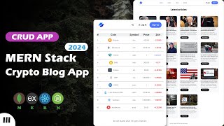 MERN Stack CRUD Blog App  How to Create a MERN Stack CRUD Blog App MongoDB Express React Node JS [upl. by Underwood539]
