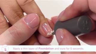 Gelish BrushOn Structure Step By Step Application [upl. by Ahsiruam]