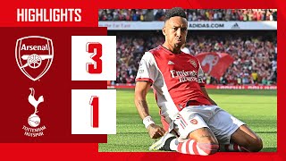 HIGHLIGHTS  Arsenal vs Tottenham Hotspur 31  Smith Rowe Aubameyang Saka [upl. by Ed409]