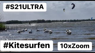 Kitesurfen Kitesurfing in Strand Horst Nederland 4K [upl. by Atilamrac]