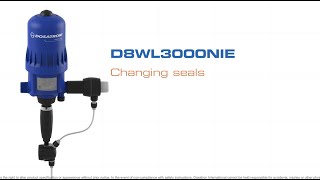 How to replace the dosing seals of a D8WL3000NIE Chlorine Dosing Pump [upl. by Naniac]