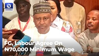 FG Labour Agree On ₦70000 Minimum Wage — Minister [upl. by Raclima]