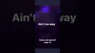 Footage from the person that made Kid Cudi walk off stage Rolling Loud Miami 2022 [upl. by Emarej544]