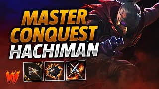 HACHIMAN TAMOS BIEN NO  Warchi  Smite Master Conquest [upl. by Nerret]