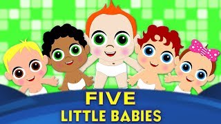 Öt kis babák  rímek gyerekeknek  Gyerek Dalok Magyarul  Five Little Babies  Kids Tv Hungary [upl. by Tnairb]