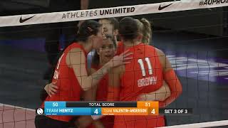 AU Pro Volleyball Game 1 Morgan Hentz Dig Madi Kingdon Rishel Kill [upl. by Euqinmod]