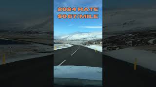 2024 IRS Mileage Reimbursement Rate Revealed  067 Per Mile Update IRSReimbursement 2024Mileage [upl. by Tris98]