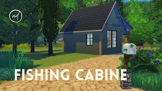 SMALL FISHING CABINE  Sims 4  SPEED BUILD [upl. by Iow]