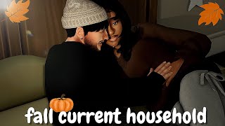 🍂🍁I created the perfect fall family  current household 🍁 🎃I can’t stop playing The sims 4 [upl. by Keener]