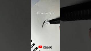 Realistic Eye Drawing Tutorial 🖤  StepbyStep Pencil Art Guide EyeDrawing PencilArt [upl. by Auahsoj]