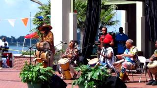 2011 Gullah Festival  African Drumming Opens The Program [upl. by Ellened727]