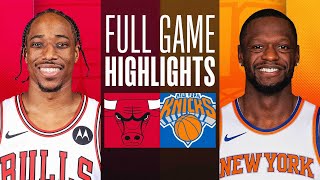 BULLS at KNICKS  FULL GAME HIGHLIGHTS  January 3 2024 [upl. by Alyad]