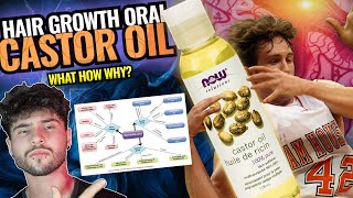 Using Oral Castor Oil For Hair Review [upl. by Kit]