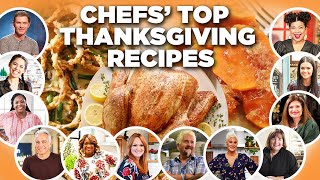 Food Network Chefs Top Thanksgiving Recipe Videos [upl. by Gwenette]