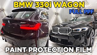 BMW 330i Touring M Sport LCI Wagon Full PPF Paint Protection Film [upl. by Mauri]