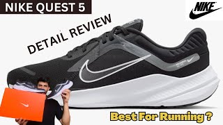 Nike Quest 5 Running Shoes Review  Nike Running Shoes Under 2000 [upl. by Fitzpatrick]