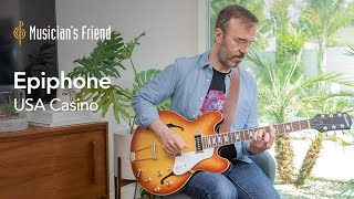 Epiphone USA Casino Hollowbody Electric Guitar Demo  All Playing No Talking [upl. by Chaudoin]