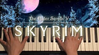 Skyrim  Secunda Piano Tutorial Lesson [upl. by Eerpud]