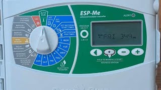 How To Program The Rain Bird ESPME Enhanced Modular Irrigation Controller [upl. by Enerol849]