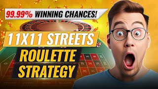 11x11 Streets Roulette Strategy 9999 Winning Chances 😮 [upl. by Atinaw]