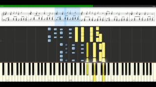 Modern Talking  Do You Wanna Piano Tutorial Synthesia [upl. by Petronilla]