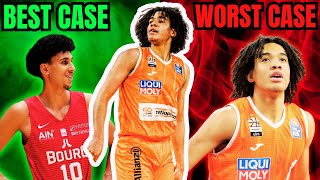 Pacome Dadiet Player Comparisons  NBA Draft 2024 Best Case And Worse Case Scenarios [upl. by Amalita]