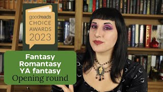 Goodreads Choice awards 2023  opening round in Fantasy Romantasy and YA fantasy [upl. by Kay616]