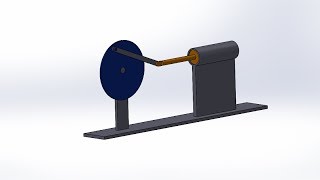 SolidWorks Tutorial  Slider  Crank Mechanism I Motion Analysis [upl. by Dion978]