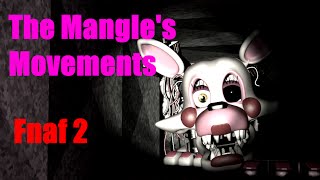 All of The Mangles Movements  Jumpscare FNAF 2 [upl. by Dammahum]