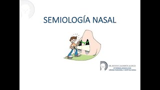 3 Semiologia nasal [upl. by Ilyak]