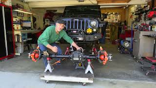 Best Dana44 Front Axle Upgrade for Jeep Wrangler Fusion Elite is PERFECTION [upl. by Yendor]