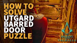 Utgard Barred Door Move Puzzle Assassins Creed Valhalla Jotunheim Wealth [upl. by Jacobo598]