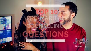 Top 10 PreMarital Counseling Questions 👰🏾🤵🏽 [upl. by Moscow]