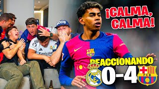 REACCIONANDO al REAL MADRID 04 BARÇA ¡Paliza HISTÓRICA en el BERNABÉU [upl. by Madelena]