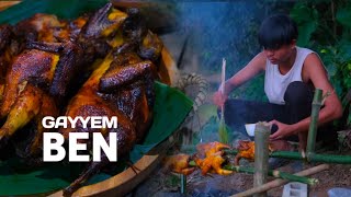 I grilled four native chickens for new years eve and watched fireworks with my family Gayyem Ben [upl. by Eita610]