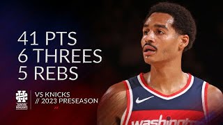 Jordan Poole 41 pts 6 threes 5 rebs vs Knicks 2023 Preseason [upl. by Bradway]