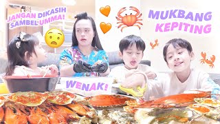 MUKBANG KEPITING FRESH DARI BESTI ONLINE MAKASIH YA [upl. by Ynoffit827]