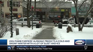 2024 Farmers Almanac predicts cold and snowy winter with a lot of sleet ice [upl. by Engle226]