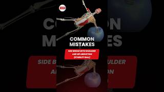 Common Mistake Alert Side Bridge with Shoulder amp Hip Abduction muscleandmotion [upl. by Yorel55]