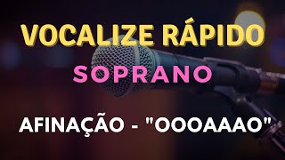 Vocalize para Afinação  Soprano  quotOOOAAAOquot [upl. by Nnyllatsyrc914]