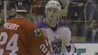 Bob Probert vs Mark Visheau Nov 21 1998 [upl. by Ettenay675]