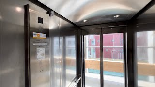 2018 Arbrå Hiss System AB MRL Traction Elevator  Mobilitetshuset Briggen PGarage Gävle Sweden [upl. by Hafinah]