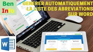 Générer automatiquement la liste des abréviations sur Word [upl. by Weitzman]