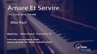 Amare Et Servire Francisco SJ  Alto [upl. by Assened]