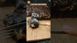 Caramel Brownies recipe in descriptionyoutubeshorts food recipe brownies asmrsounds asmr [upl. by Graner]