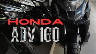 HONDA ADV 160 BLACK VERSION  REVIEW FEATURES [upl. by Granville]