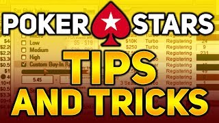 PokerStars Tips and Tricks [upl. by Rochette534]