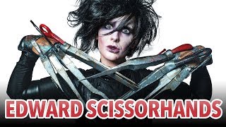 Edward Scissorhands hallowen makeup tutorial [upl. by Verity]