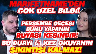 Marifetnameden çok özel bilgiler Rüyanız nasıl gerçekleşir Ramazan Tolga Yolyapan Anlattı [upl. by Tillo207]