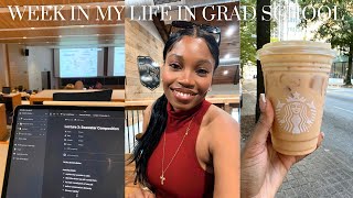 GRAD SCHOOL VLOG  Productive Days Fall Grocery Haul Calendar Organization [upl. by Bertero511]